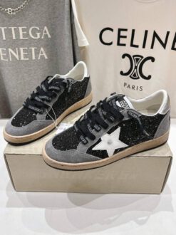 Кеды женские Golden Goose Premium A138492 чёрные