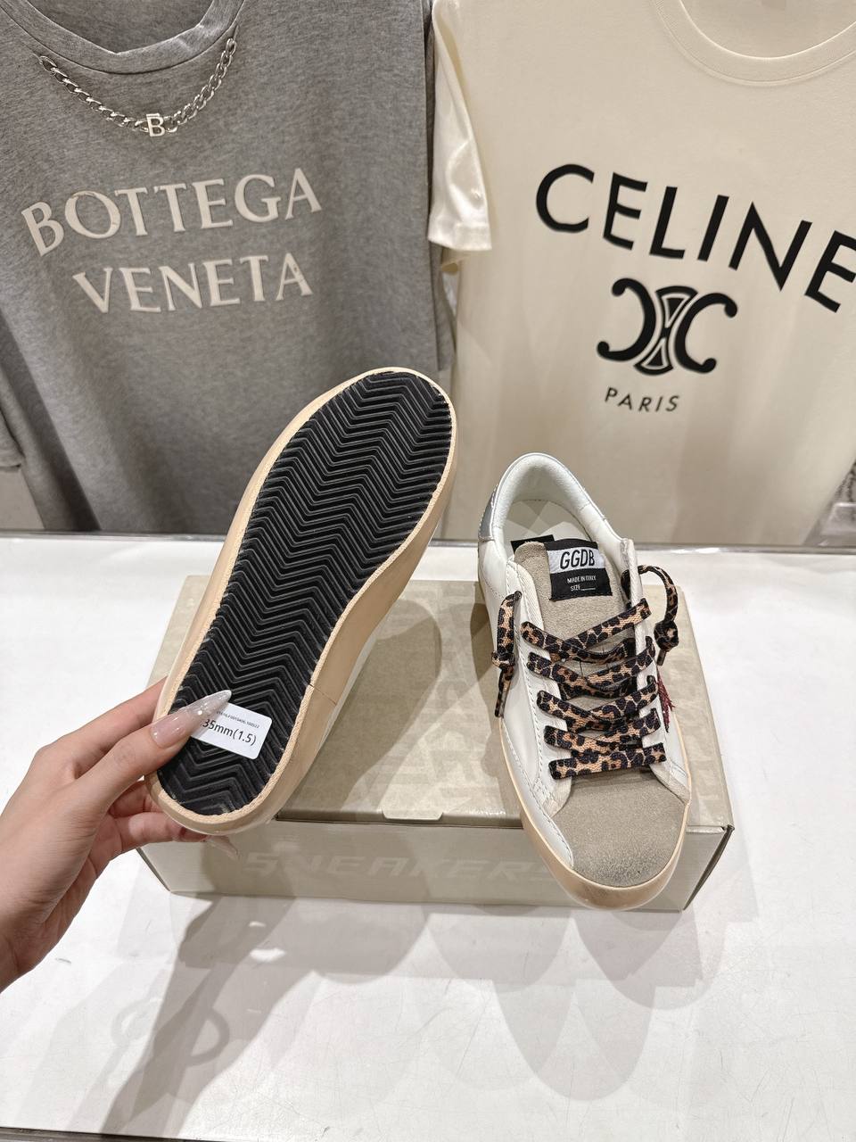 Кеды женские Golden Goose Premium A138531 белые фото 5 Кеды женские Golden Goose Premium A138531 белые - фото 5