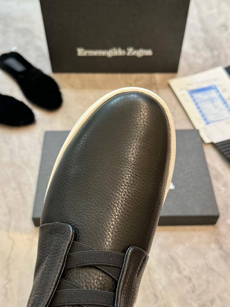 Ermenegildo Zegna Triple Stitch Winter Hi A139144 Black фото 4 Ermenegildo Zegna Triple Stitch Winter Hi A139144 Black - фото 4