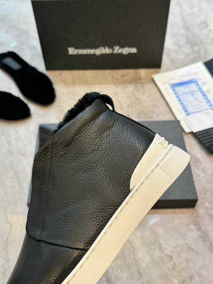 Ermenegildo Zegna Triple Stitch Winter Hi A139144 Black фото 2 Ermenegildo Zegna Triple Stitch Winter Hi A139144 Black - фото 2