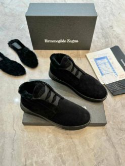 Ermenegildo Zegna Triple Stitch Winter Hi A139157 Black