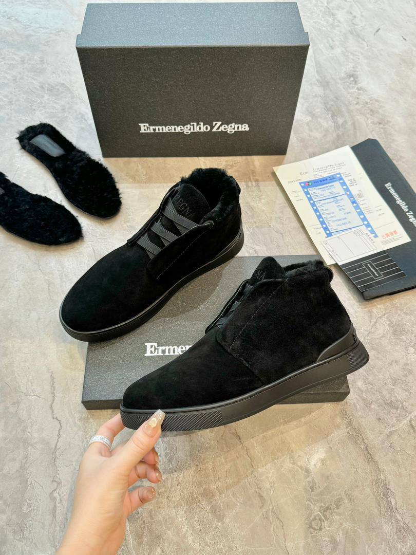 Ermenegildo Zegna Triple Stitch Winter Hi A139157 Black фото 2 Ermenegildo Zegna Triple Stitch Winter Hi A139157 Black - фото 2