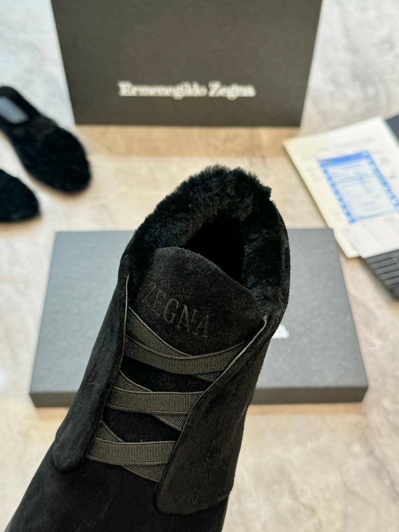 Ermenegildo Zegna Triple Stitch Winter Hi A139157 Black фото 3 Ermenegildo Zegna Triple Stitch Winter Hi A139157 Black - фото 3