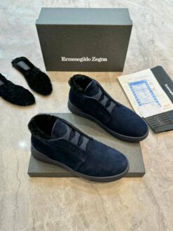 Ermenegildo Zegna Triple Stitch Winter Hi A139170 Blue