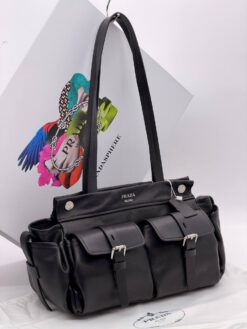 Сумка Prada Route Bag 30/20 см чёрная