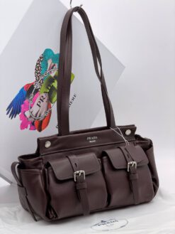 Сумка Prada Route Bag 30/20 см коричневая