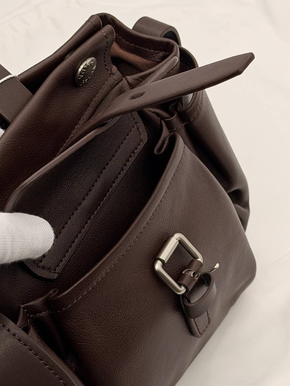 Сумка Prada Route Bag 30/20 см коричневая фото 3 Сумка Prada Route Bag 30/20 см коричневая - фото 3