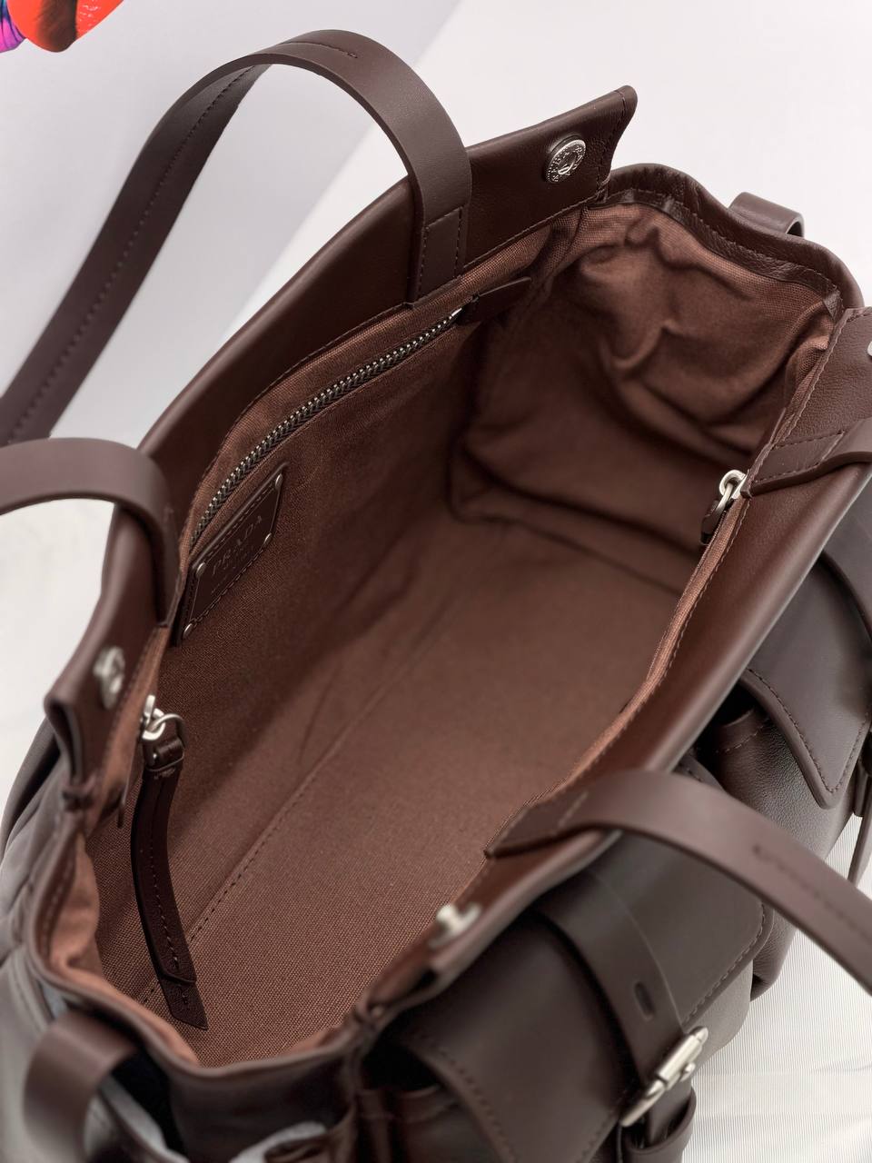 Сумка Prada Route Bag 30/20 см коричневая фото 5 Сумка Prada Route Bag 30/20 см коричневая - фото 5