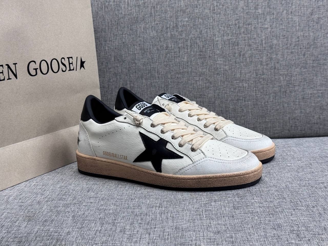 Кеды мужские Golden Goose BallStar Premium A139332 белые фото 4 Кеды мужские Golden Goose BallStar Premium A139332 белые - фото 4