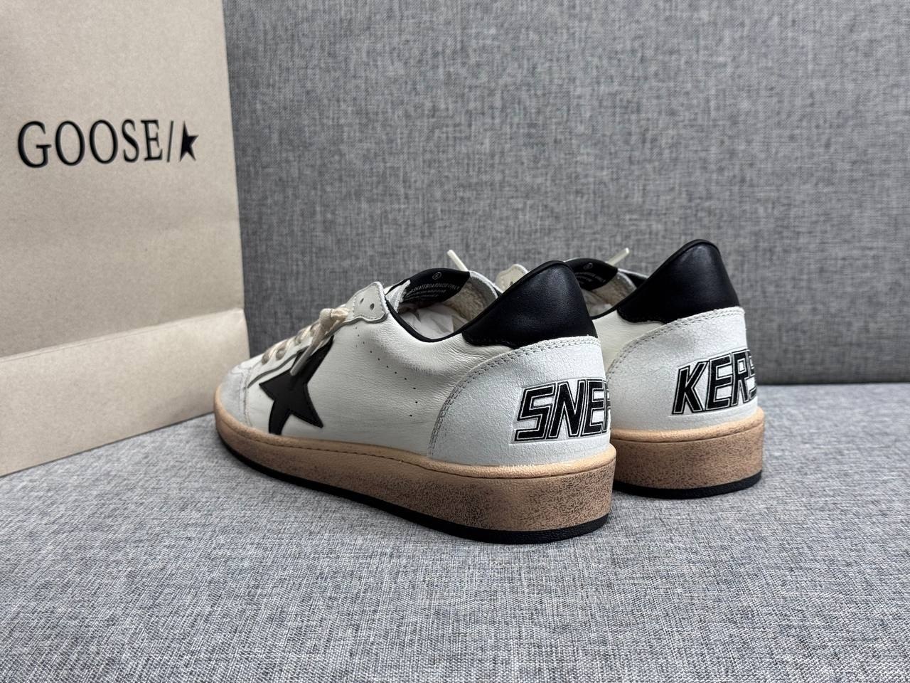 Кеды мужские Golden Goose BallStar Premium A139332 белые фото 3 Кеды мужские Golden Goose BallStar Premium A139332 белые - фото 3