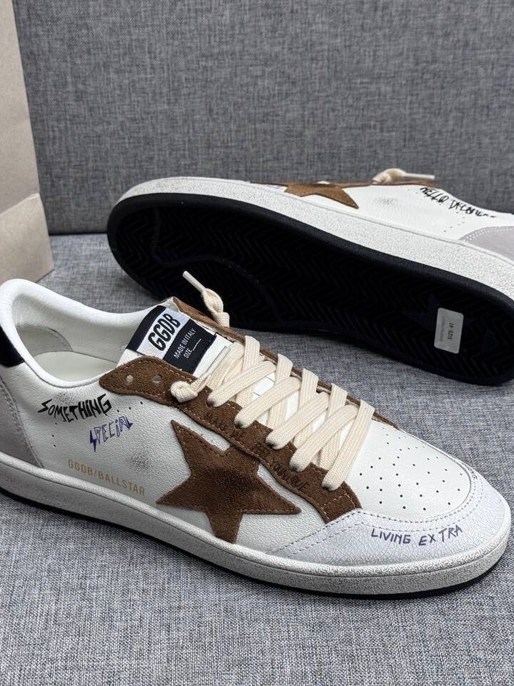 Кеды мужские Golden Goose BallStar Premium A139346 белые фото 1 Кеды мужские Golden Goose BallStar Premium A139346 белые - фото 1
