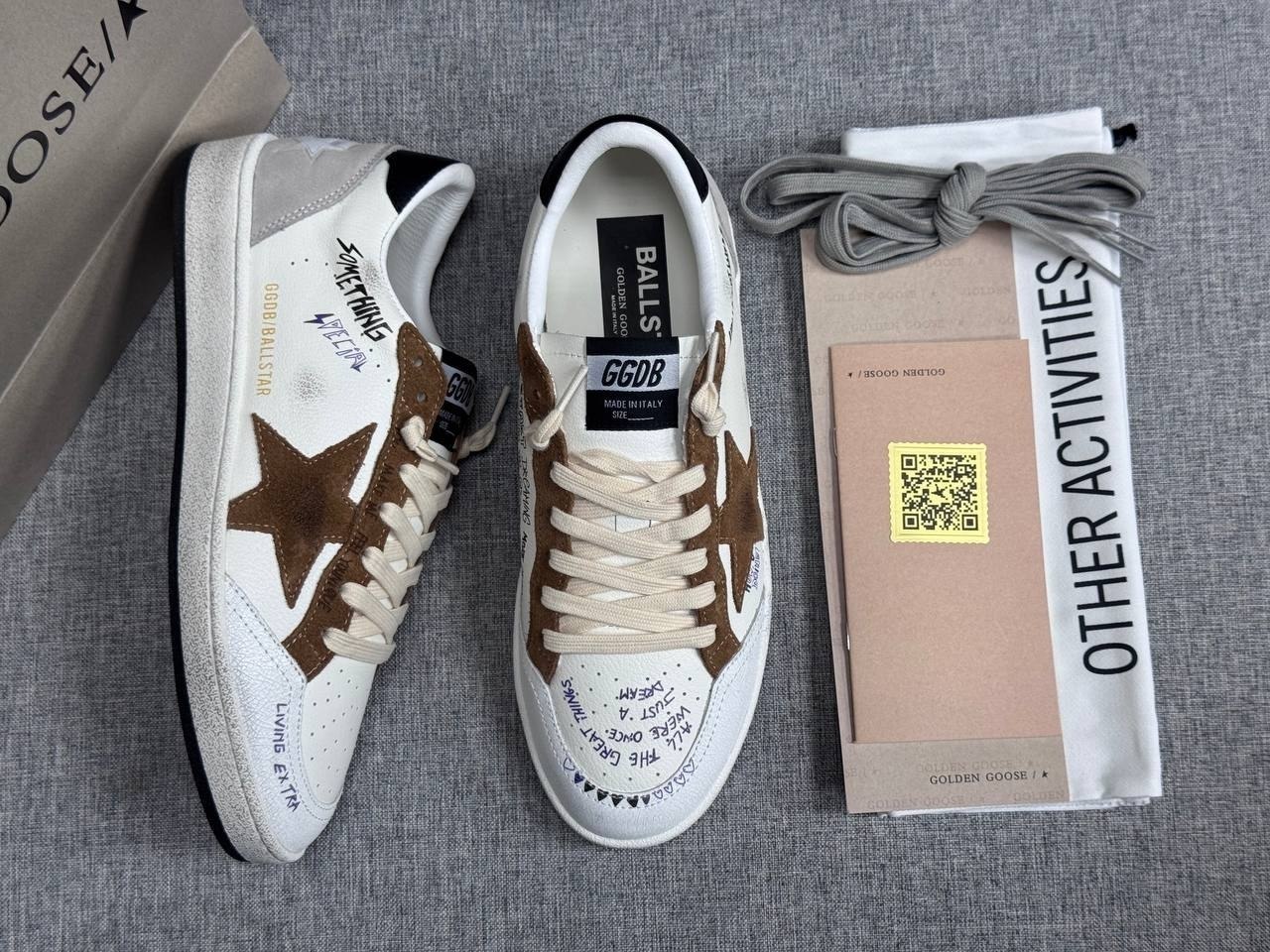 Кеды мужские Golden Goose BallStar Premium A139346 белые фото 3 Кеды мужские Golden Goose BallStar Premium A139346 белые - фото 3
