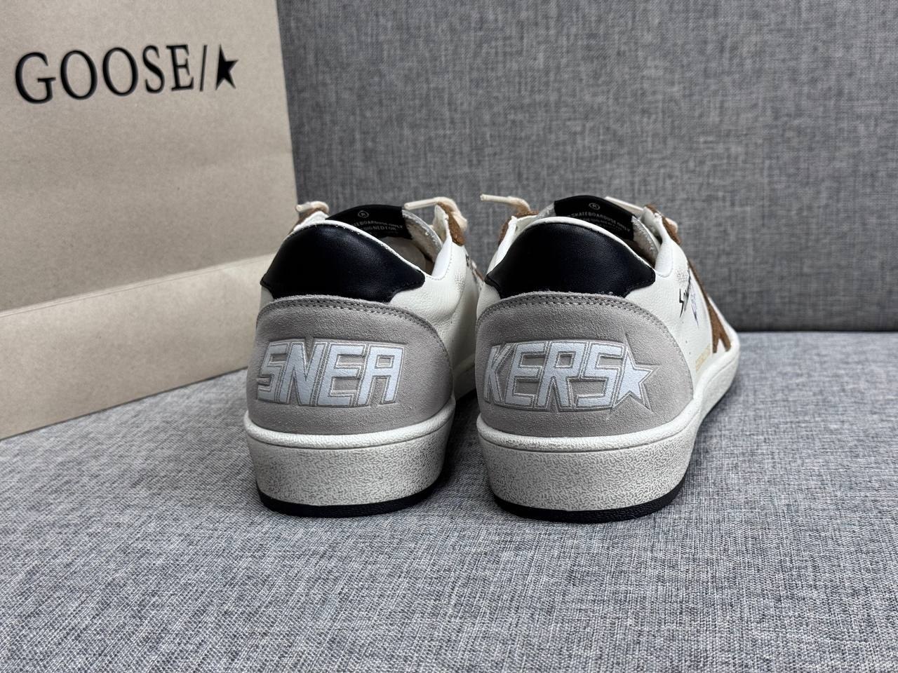 Кеды мужские Golden Goose BallStar Premium A139346 белые фото 2 Кеды мужские Golden Goose BallStar Premium A139346 белые - фото 2
