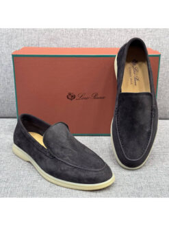 Мужские лоферы Лоро Пиано Summer Walk A139418 Grey