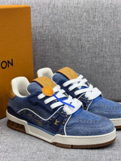 Кроссовки Louis Vuitton Trainer Premium A139482 Blue